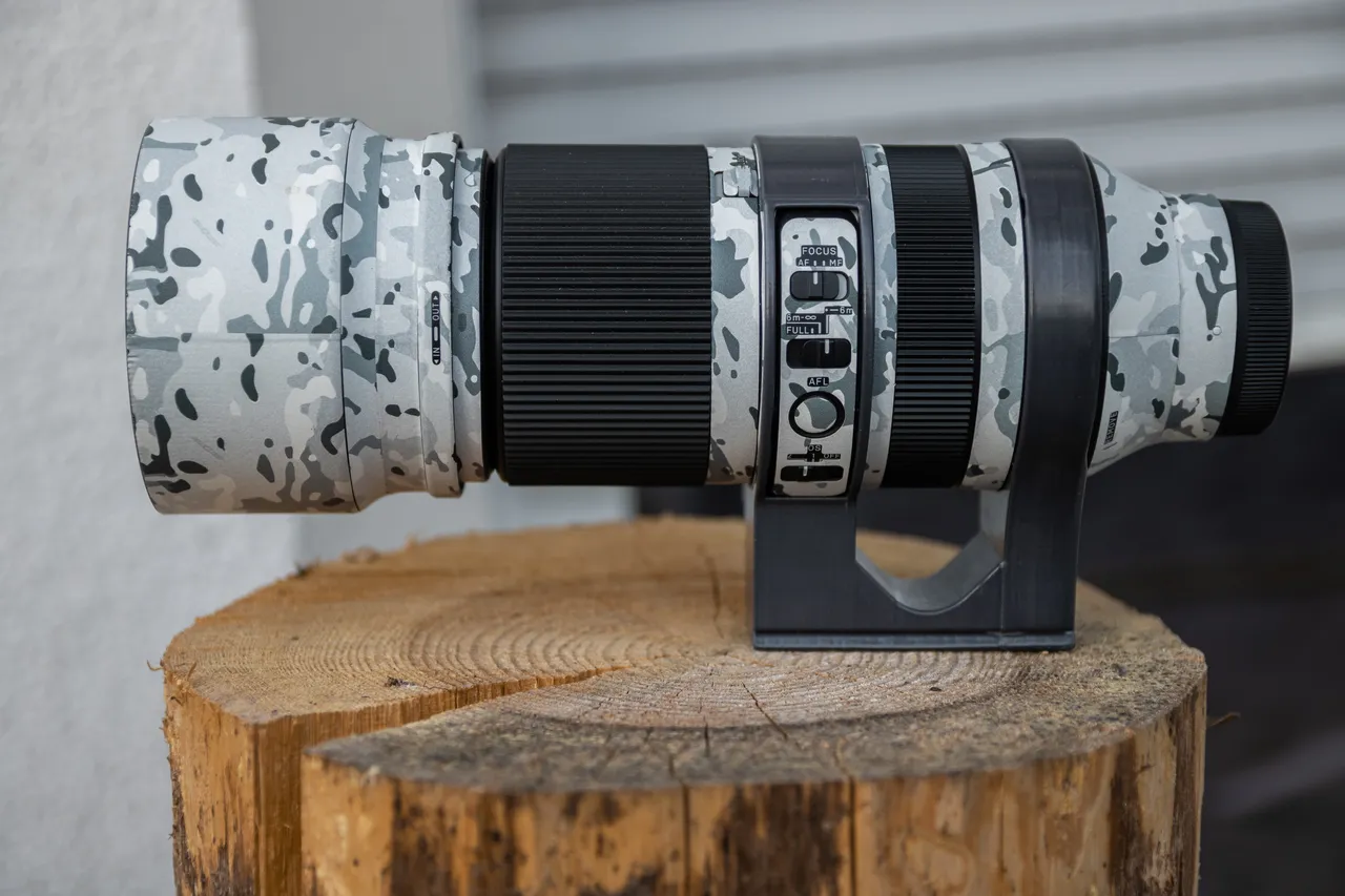Sigma 100-400 E-mount Tripod clamp by walndyn | Download free STL