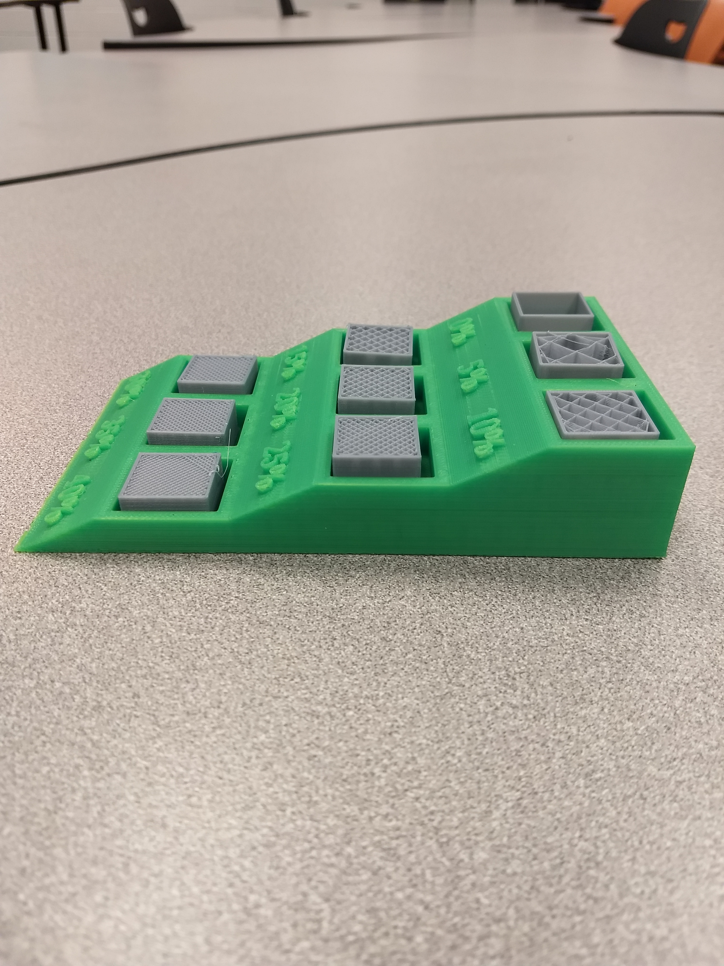 Miniatura 2 do modelo 3D Infill Rates Display