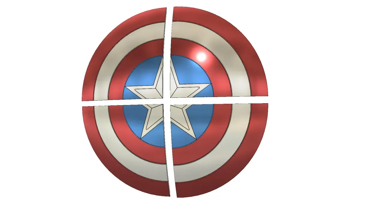 2016 Captain America Shield Patent Print Blueprint Drawing by Greg Edwards  - Pixels