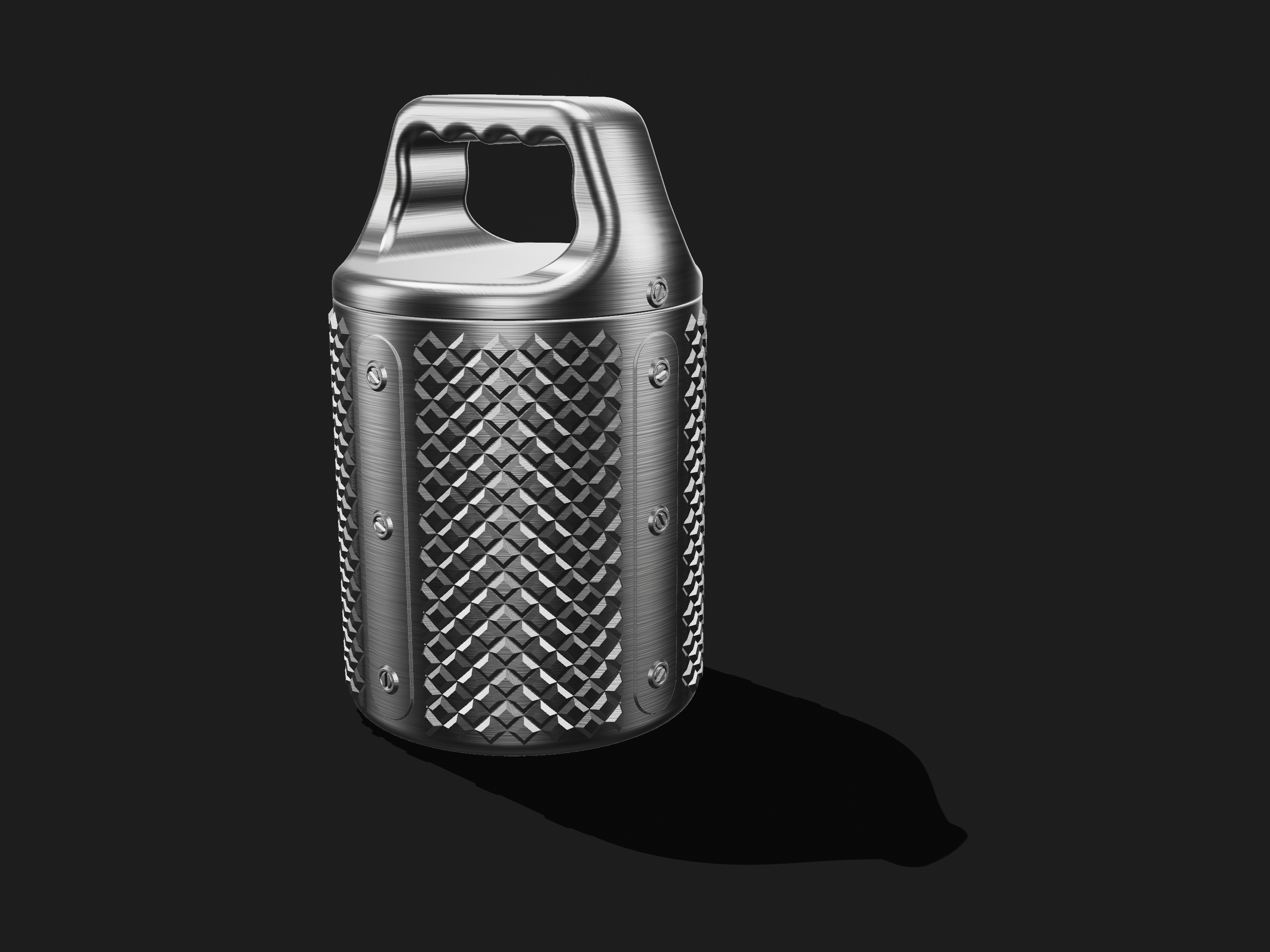 Knurled Jar (Improved)