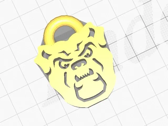 Bulldog Keychain