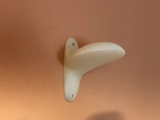 Motorcycle helmet wall hook