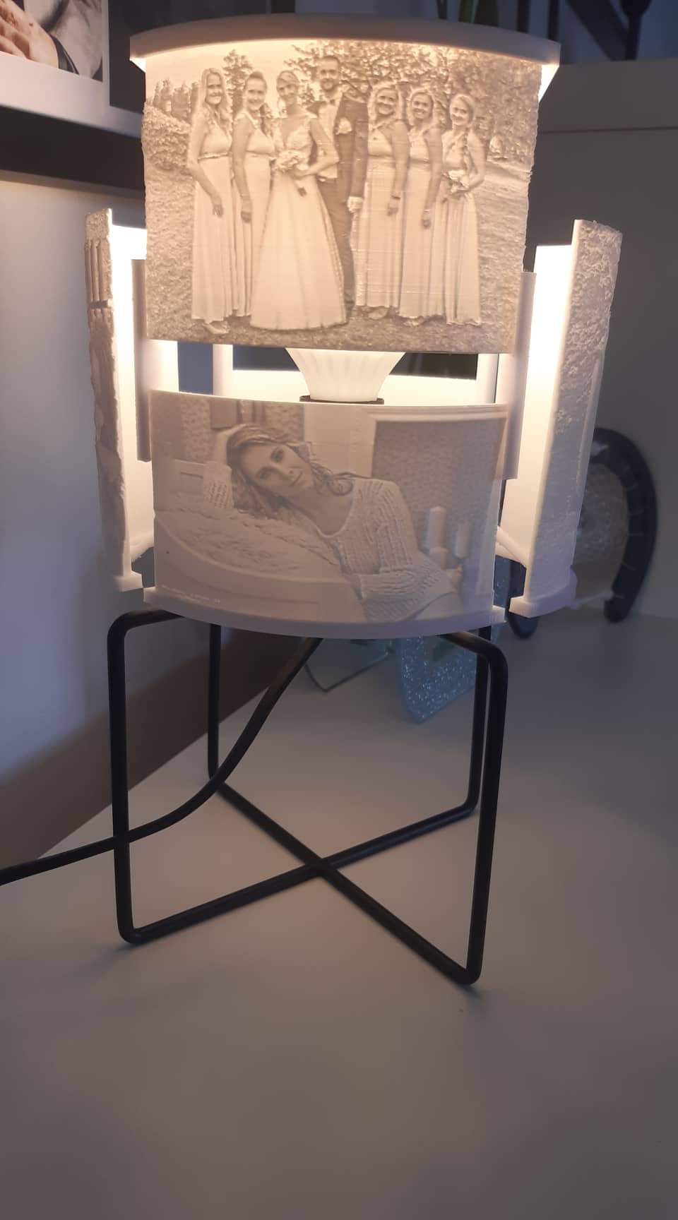 Lithophane lamp
