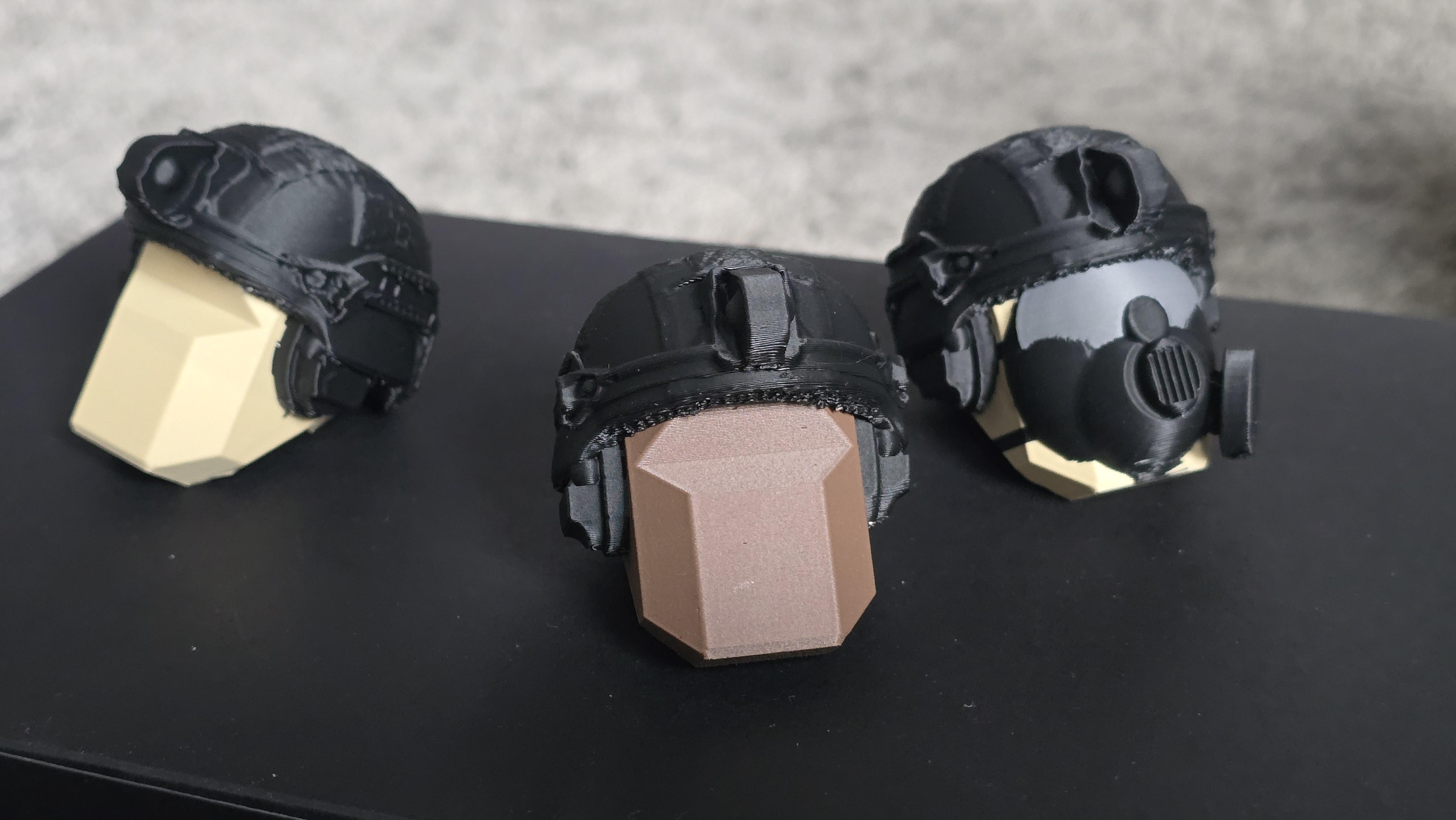 Dummy 13 Colorized SWAT/Military Heads