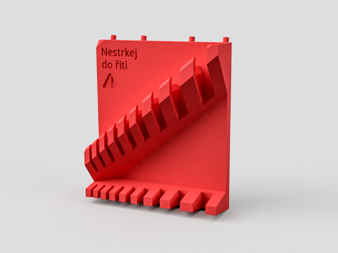 Allen wrench holder for pegboards by SaddamCZ Download free STL model