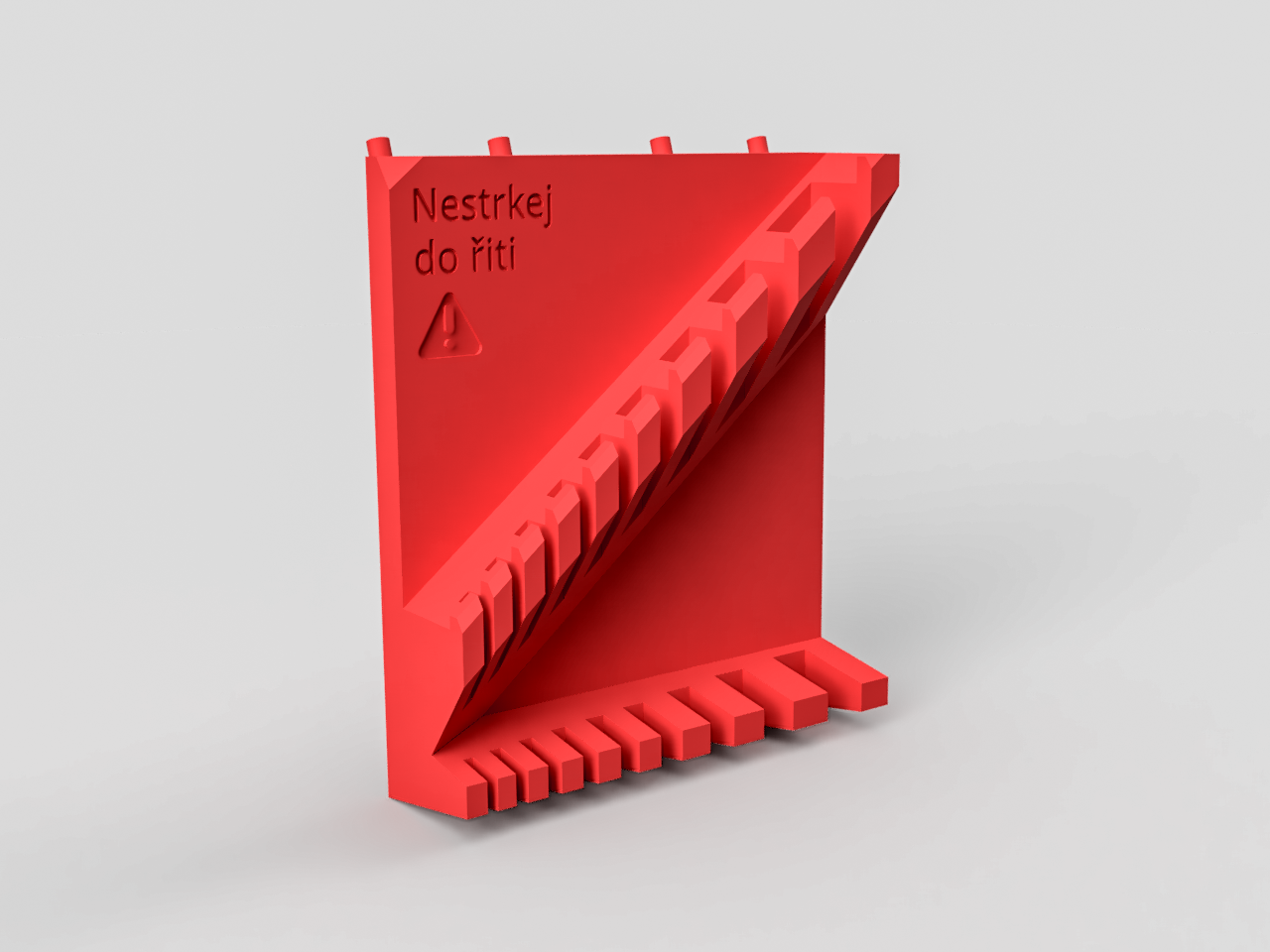 Allen wrench holder for pegboards by SaddamCZ Download free STL model