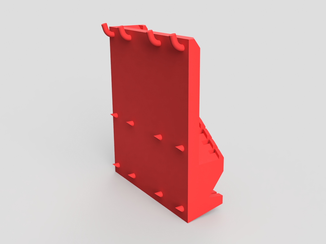 Allen wrench holder for pegboards by SaddamCZ Download free STL model