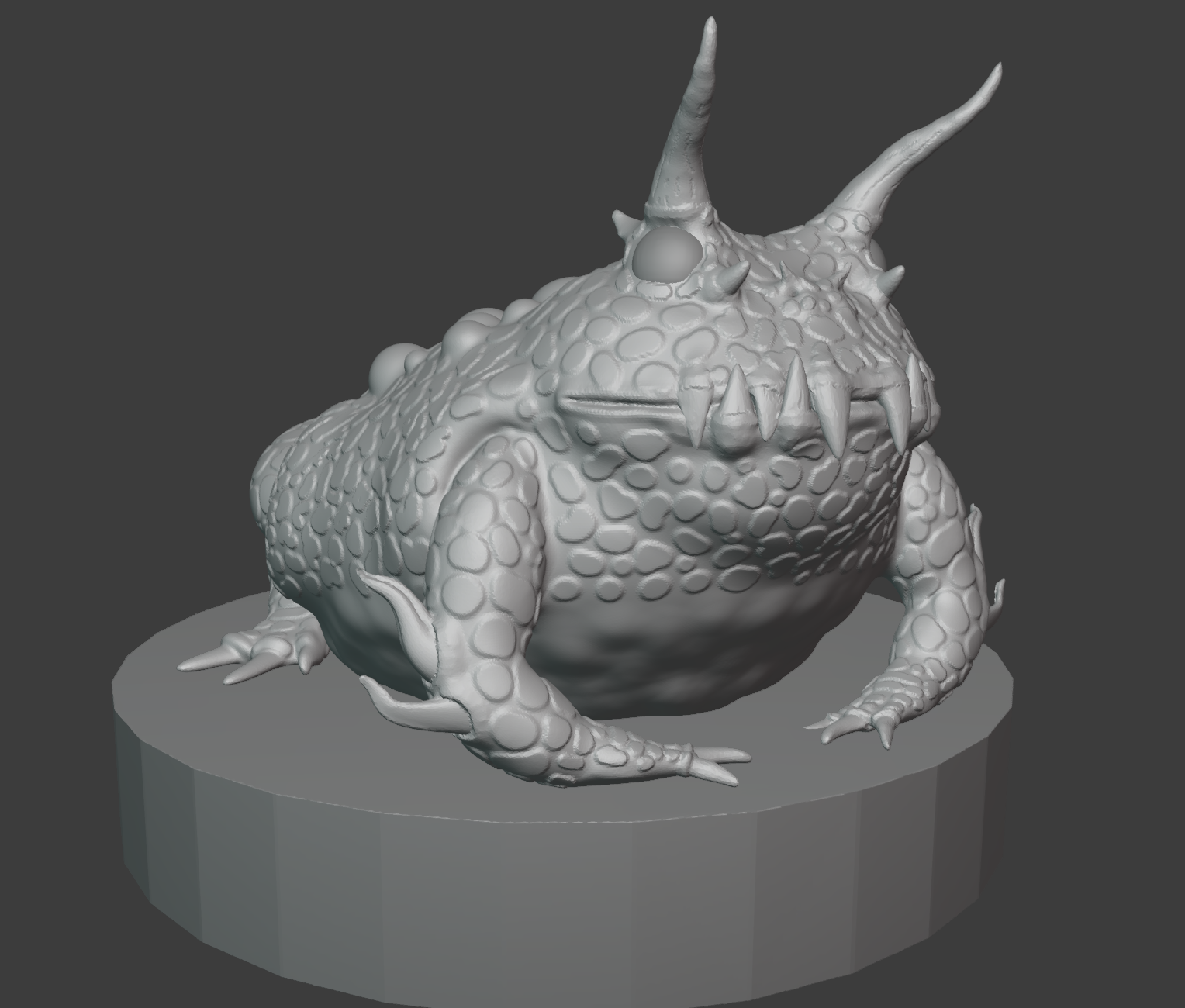 Giant Toad Guardian of The Dungeon