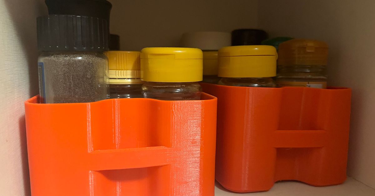 spice jar storage box by Next 0815 Download free STL model