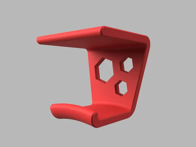 Underslung headphone hook