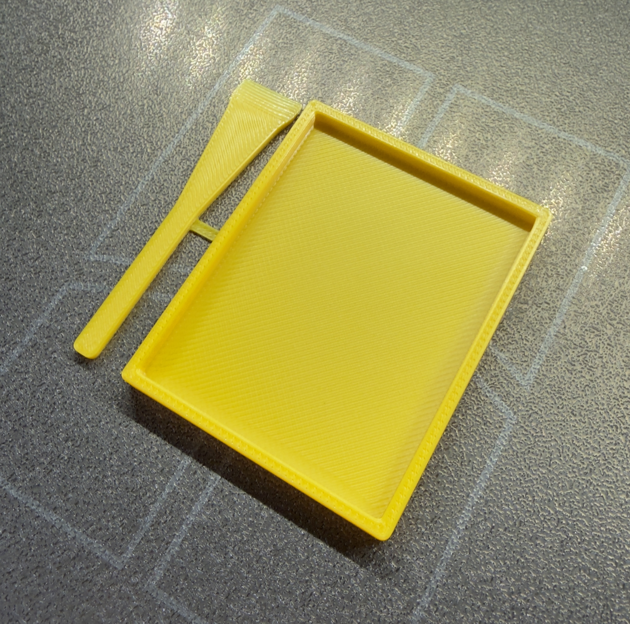 Epoxy resin mixing tray fast glue filler 4x5cm — thumbnail 3