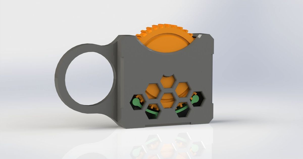 Fidget Ring Clicking Wheel by Embrace Making Download free STL model