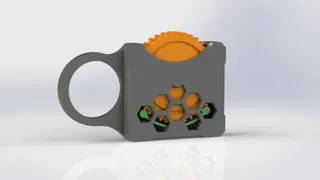 Fidget Ring Clicking Wheel