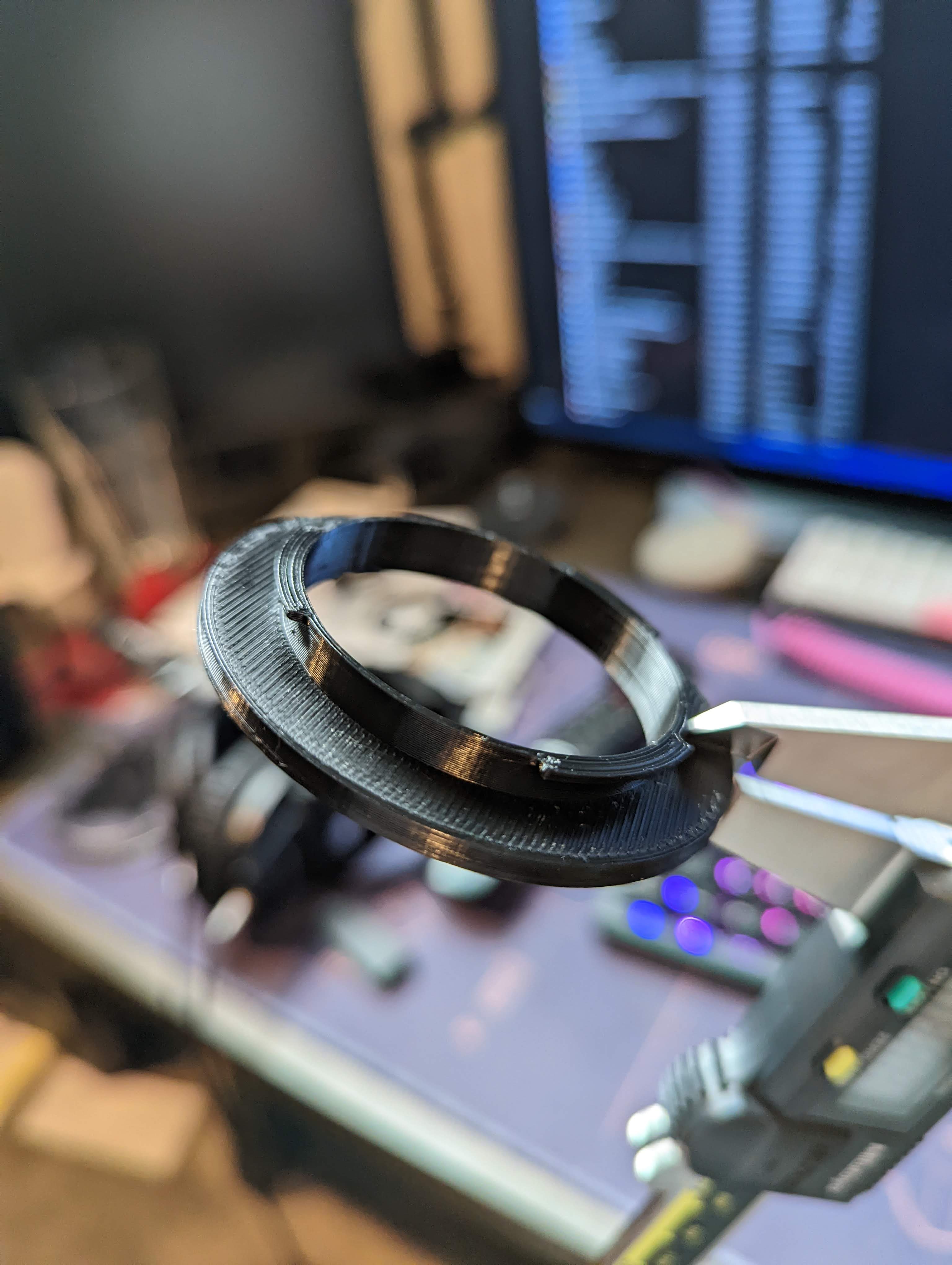 parametric camera lens connectors