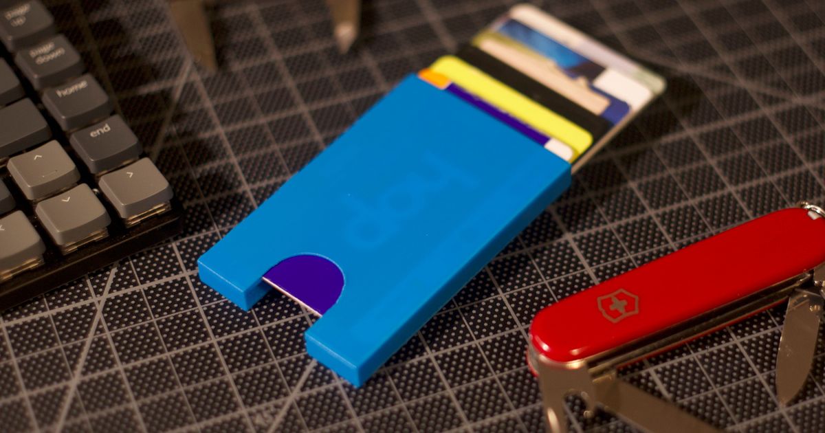 3d Printed Wallet by lukasmwerner | Download free STL model ...