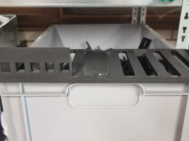 Fachboden für Fritzbox/Router und Keystone module 2 Wand