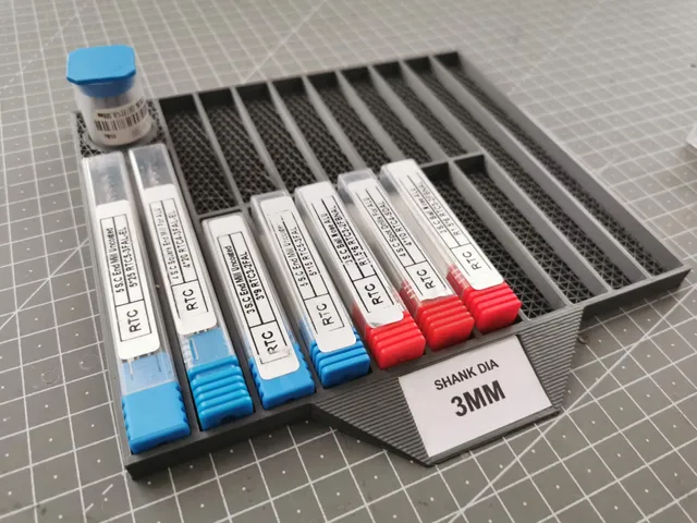 End mill organiser