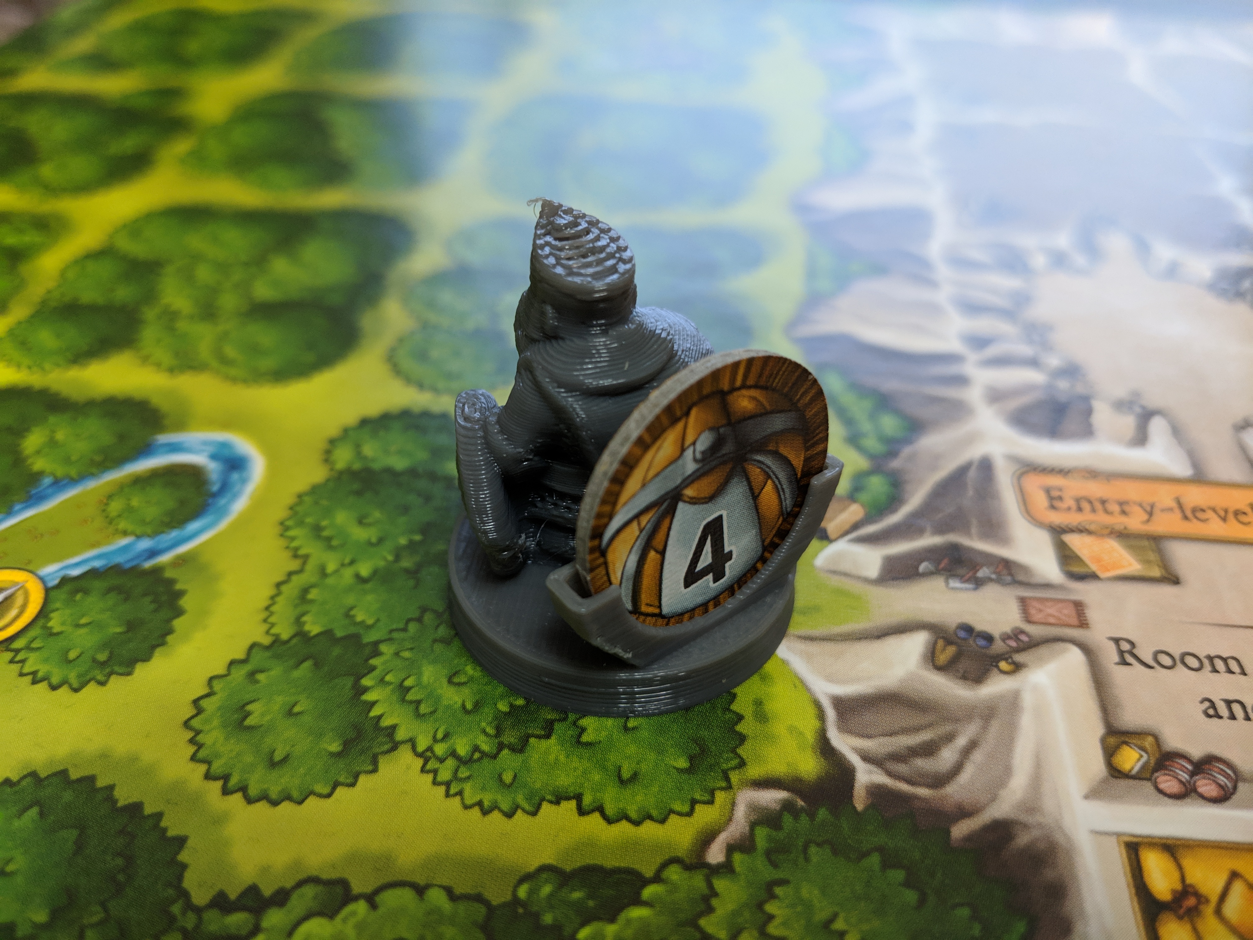 Miniatura 2 do modelo 3D Caverna Dwarves with Token holder