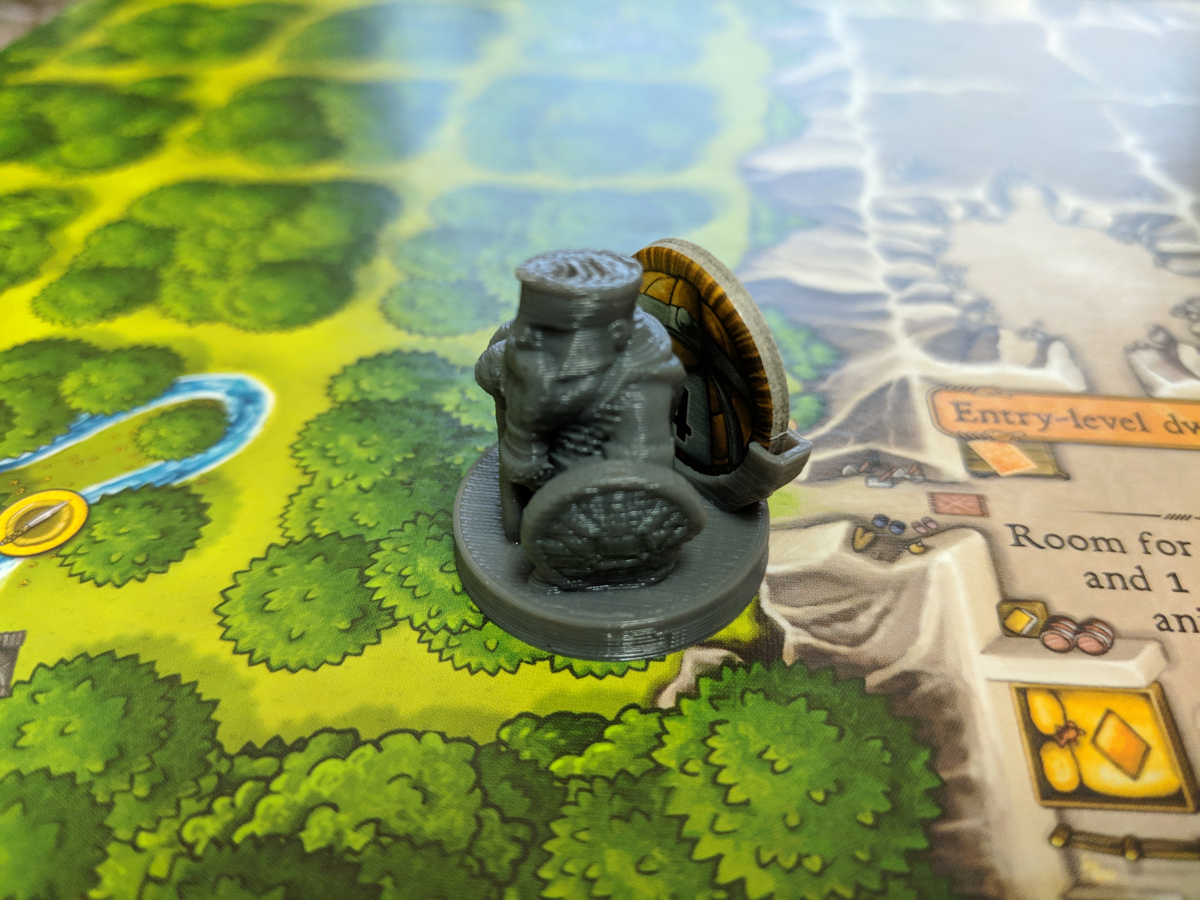 Miniatura 3 do modelo 3D Caverna Dwarves with Token holder