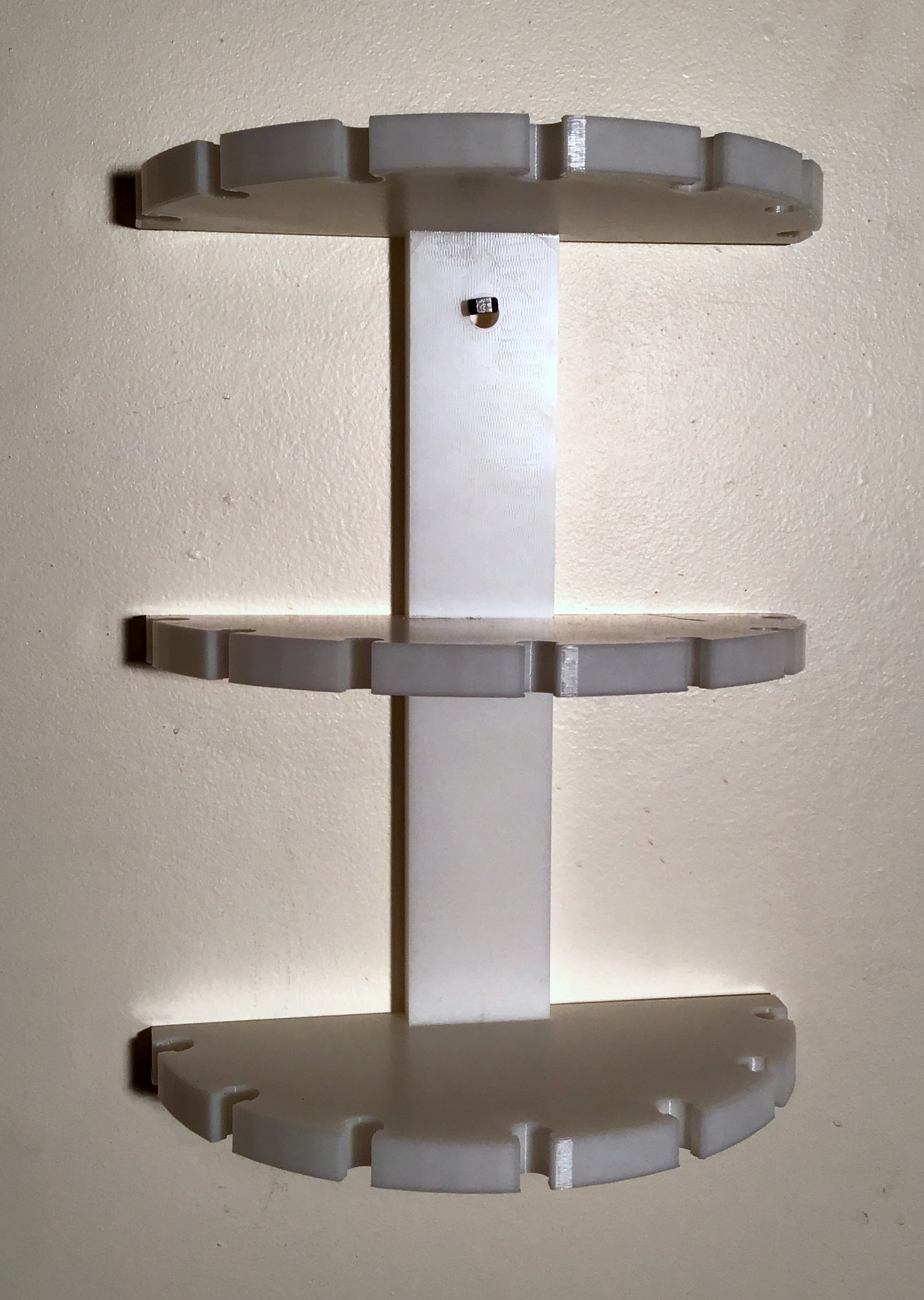 Wall Mounted Souvenir Collectible Tea Spoon Display Rack by