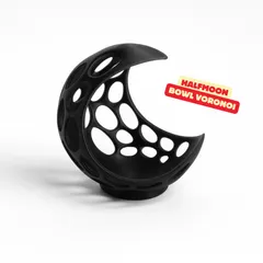 HALFMOON BOWL VORONOI / HOMEDECOR / GOTHIC DECOR / ENTRYWAY ORGANIZER