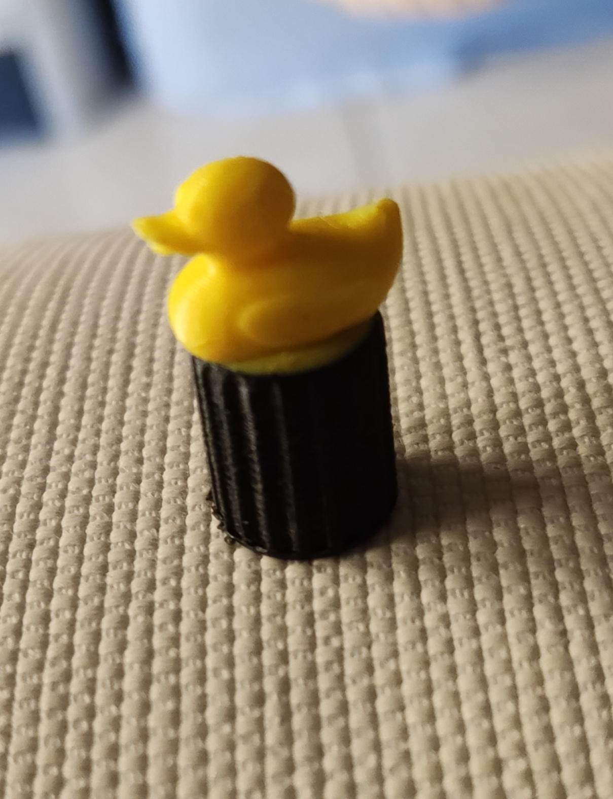 Duck car wheel Valve Cover 3D model thumbnail