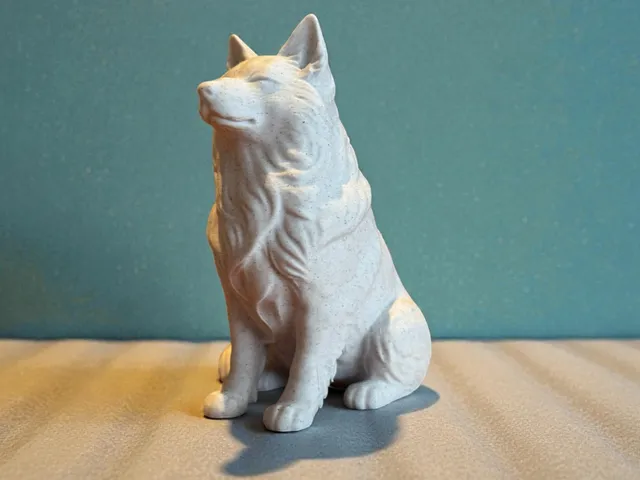 Calm Companion Sculptural German Shepherd Longhair
