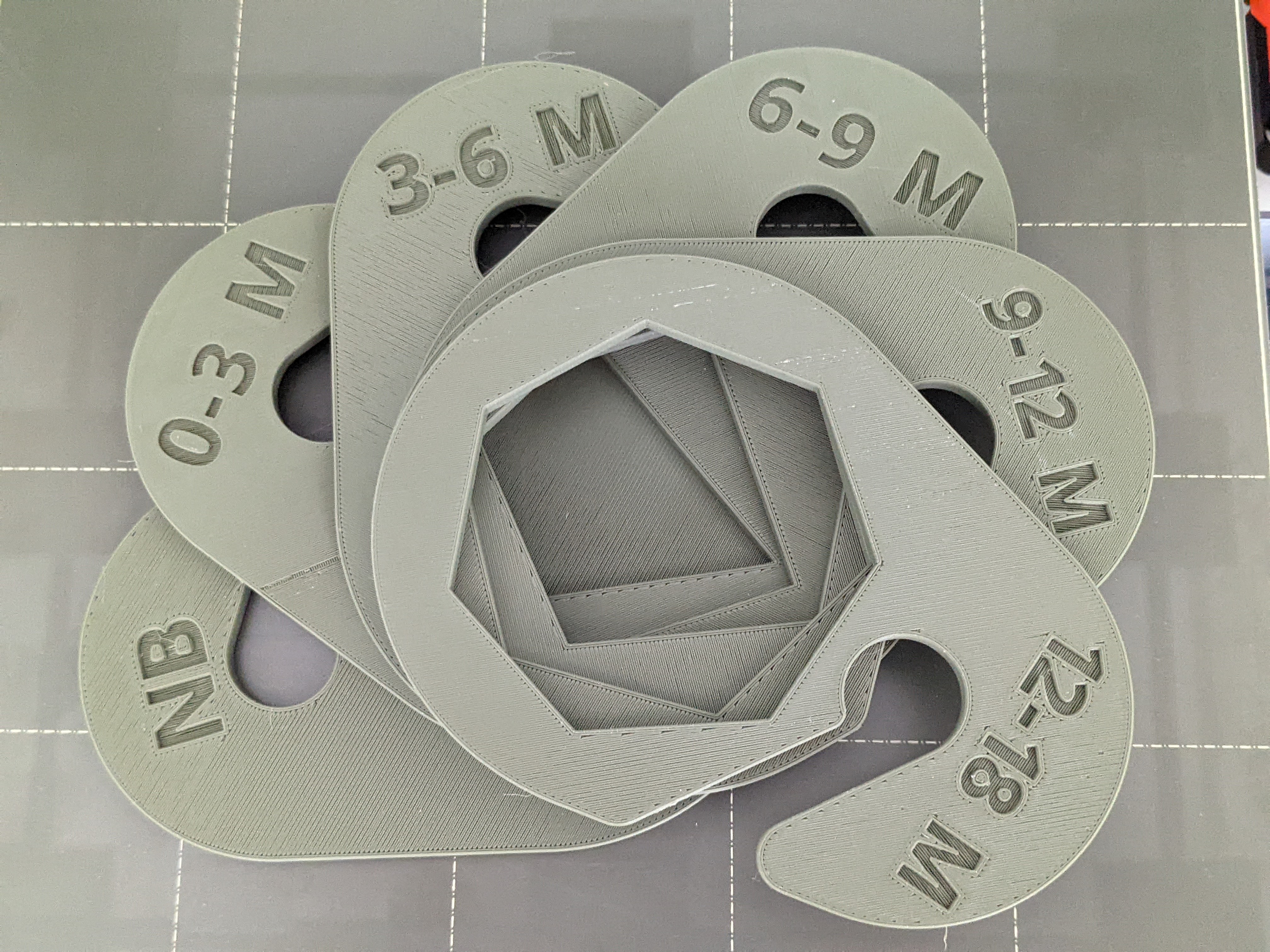 Infant Clothes Hanging Dividers