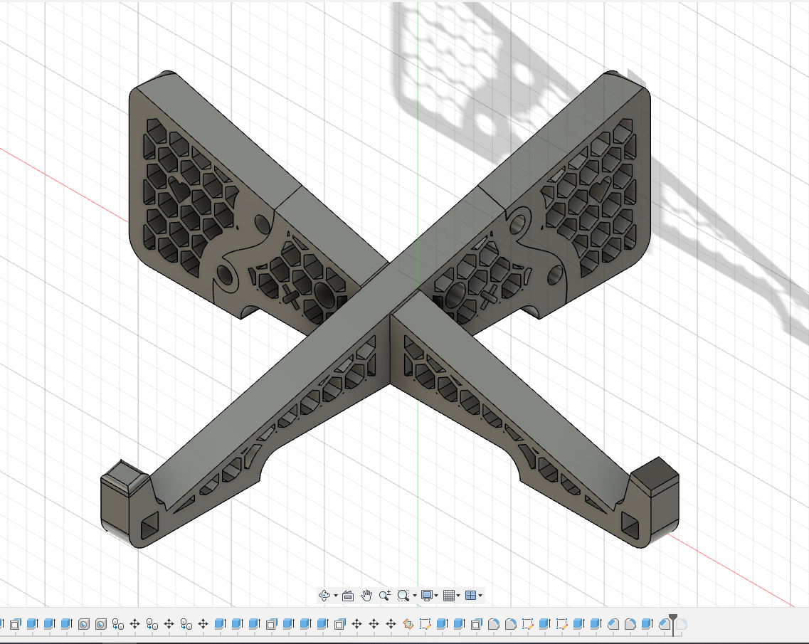 Miniatura 4 do modelo 3D Laptop Stand X