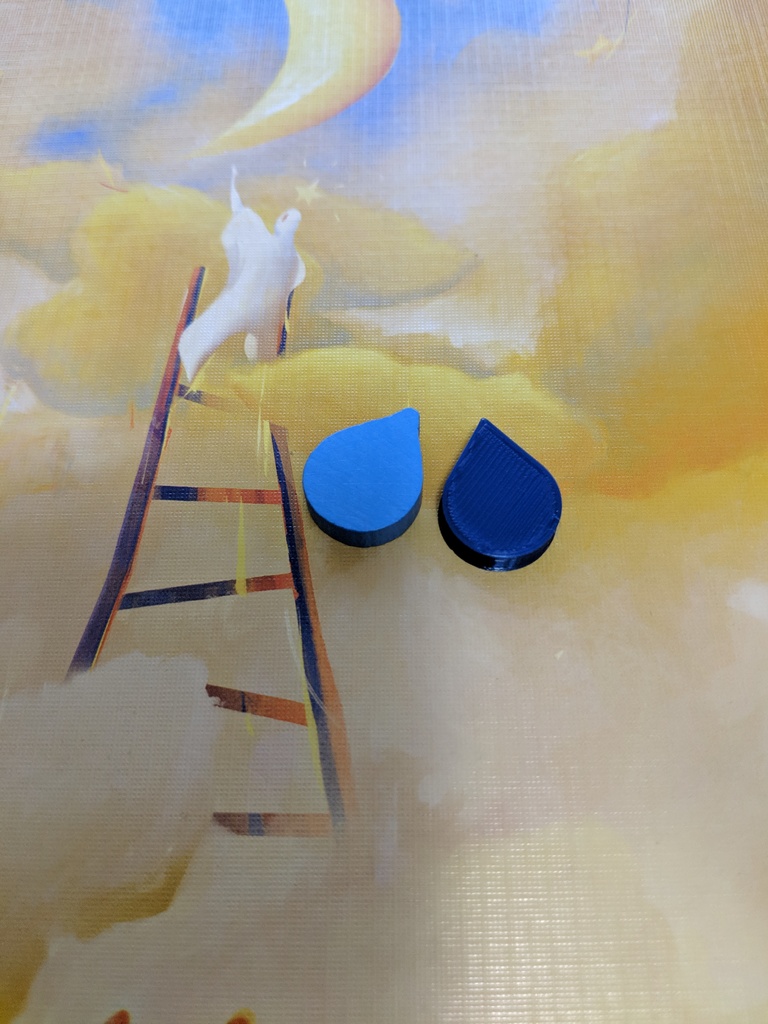 Catch the Moon Tear Drop Token