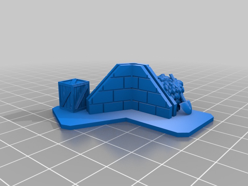 Miniatura 8 do modelo 3D Keyflower player shield stand