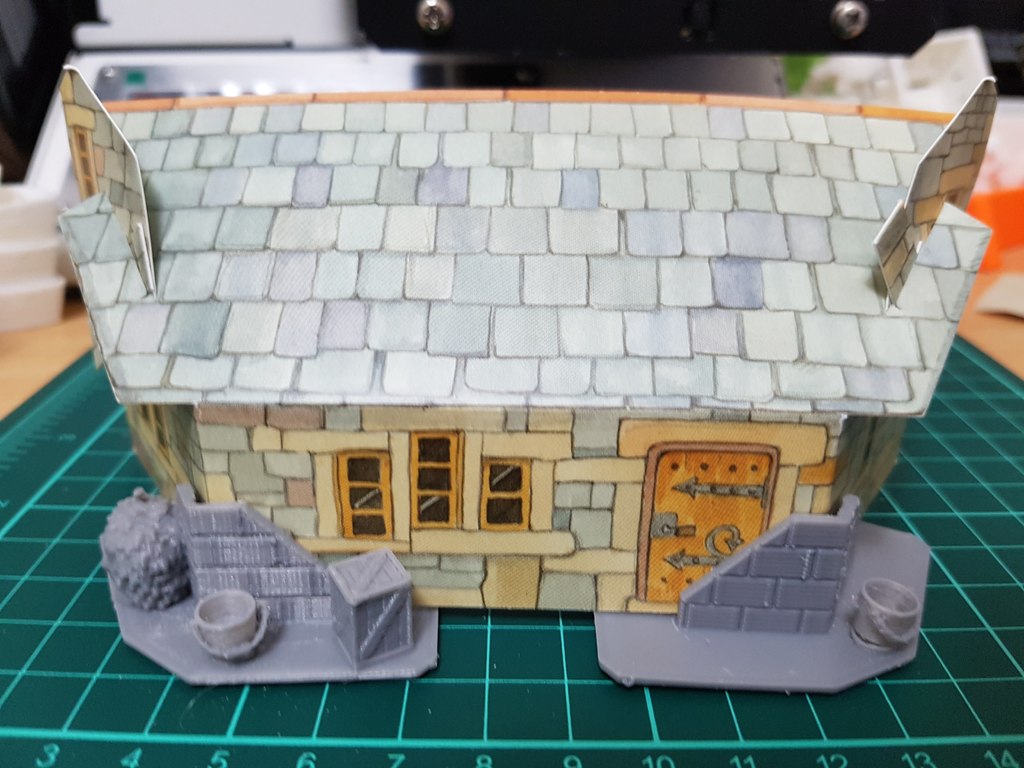 Miniatura 5 do modelo 3D Keyflower player shield stand