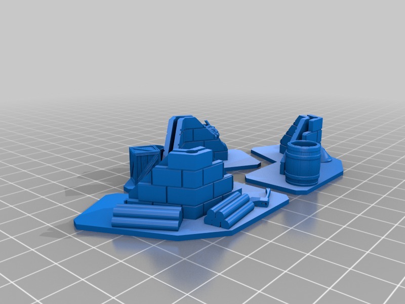Miniatura 9 do modelo 3D Keyflower player shield stand