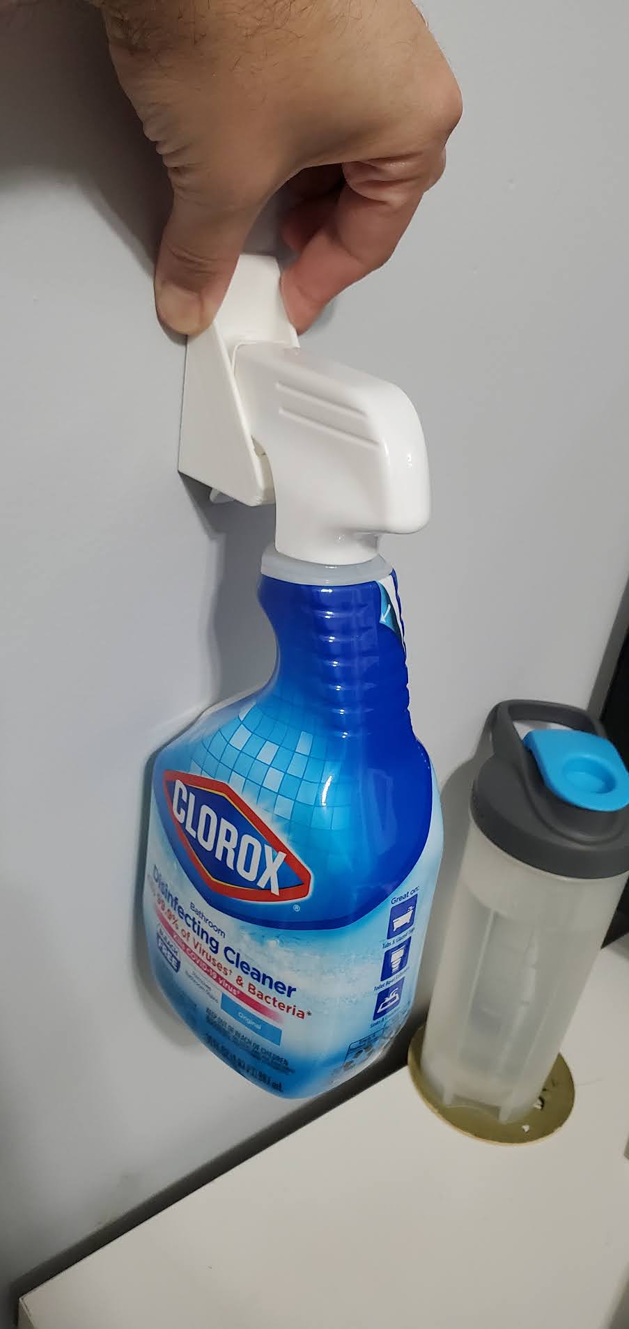 Spray Bottle Holder by paulorfo Download free STL model