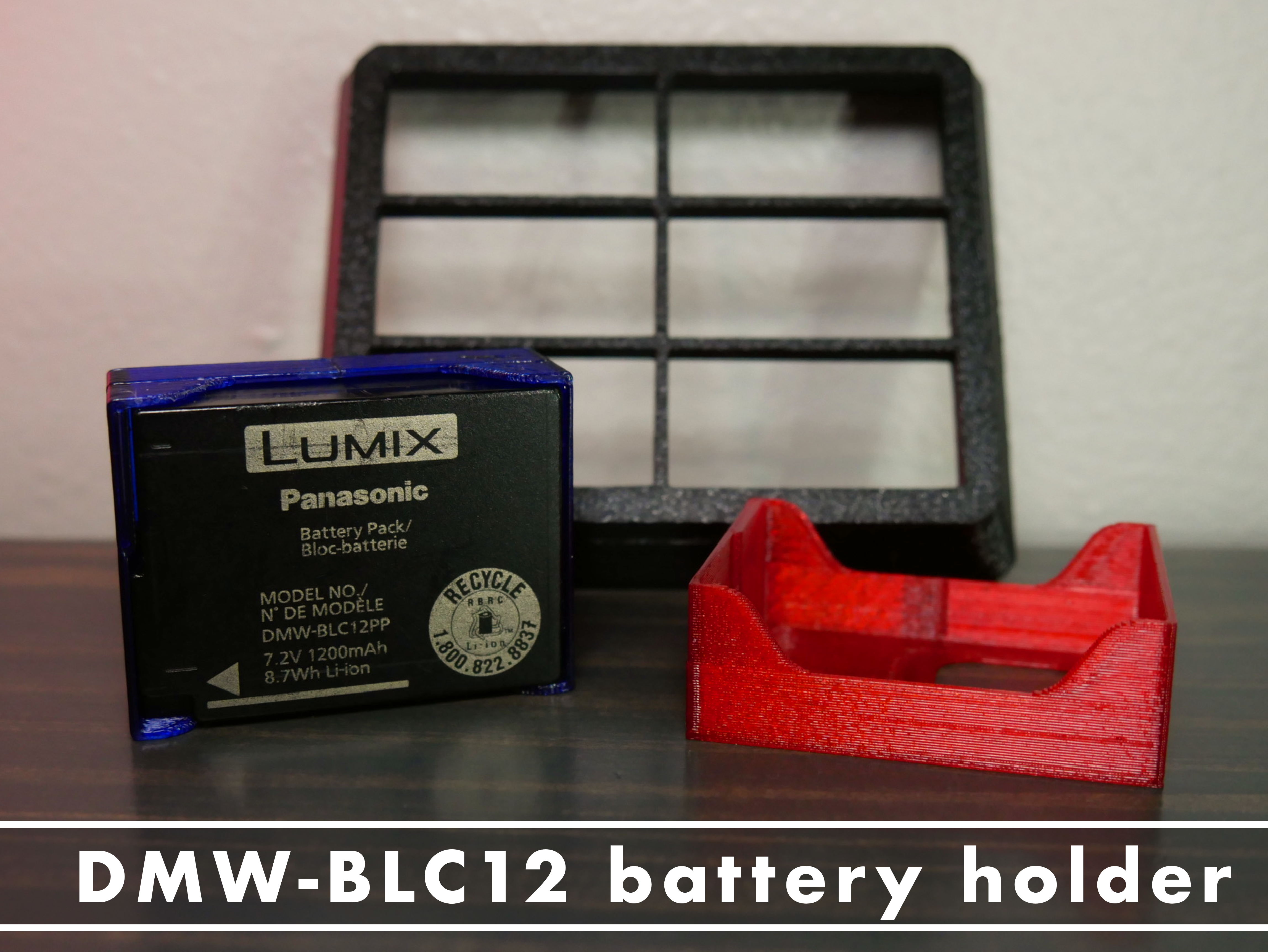 DMW-BLC12 Battery Holder for Lumix