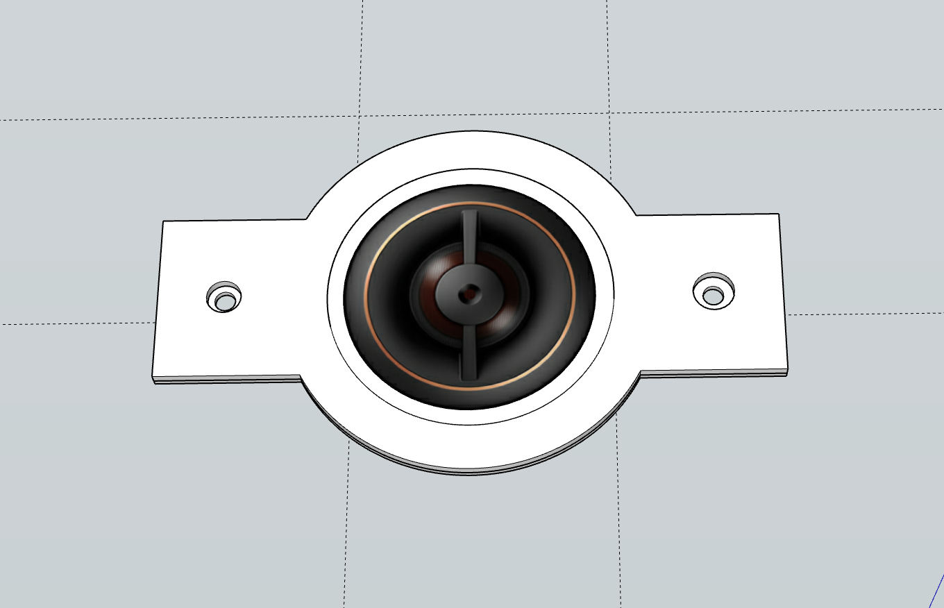 Pioneer D-Series Tweeter Mount Bracket (TS-D65C & TS-D69C)