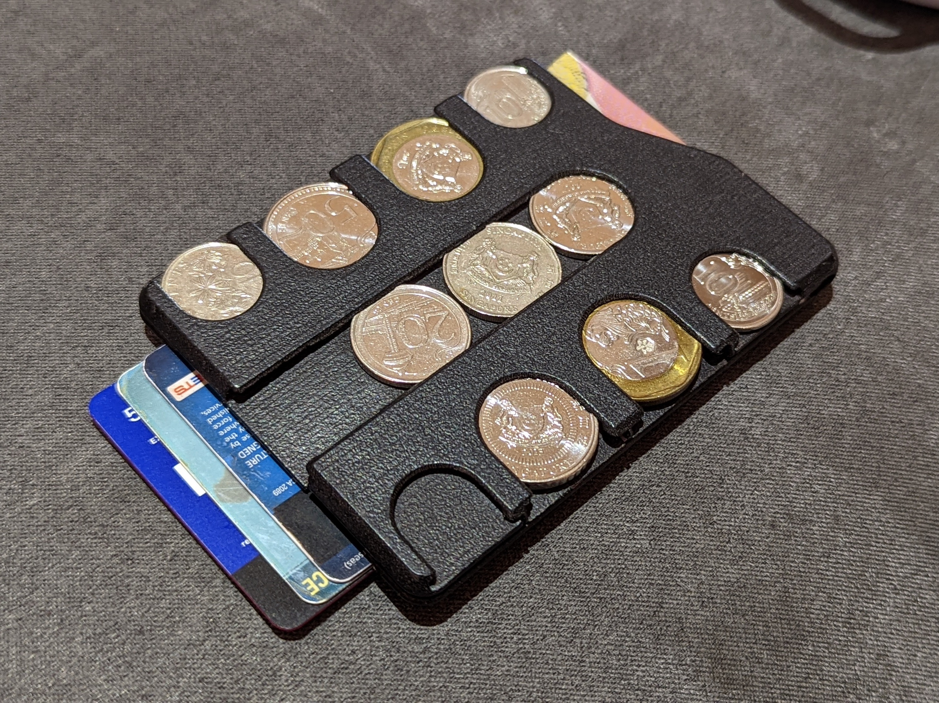 3D Printed Wallet - Cards, Coins, and Cash