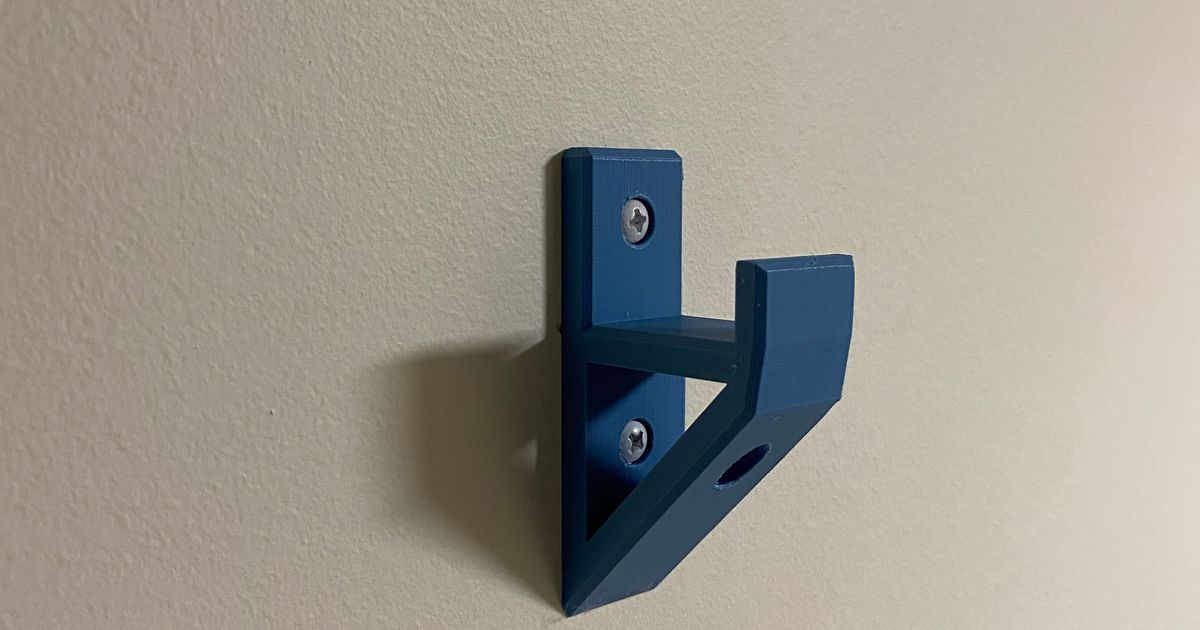 Heavy duty storage hook for use with wall dog screw by BuilderDadDan ...