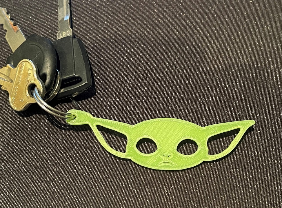 Baby Yoda Grogu Keychain