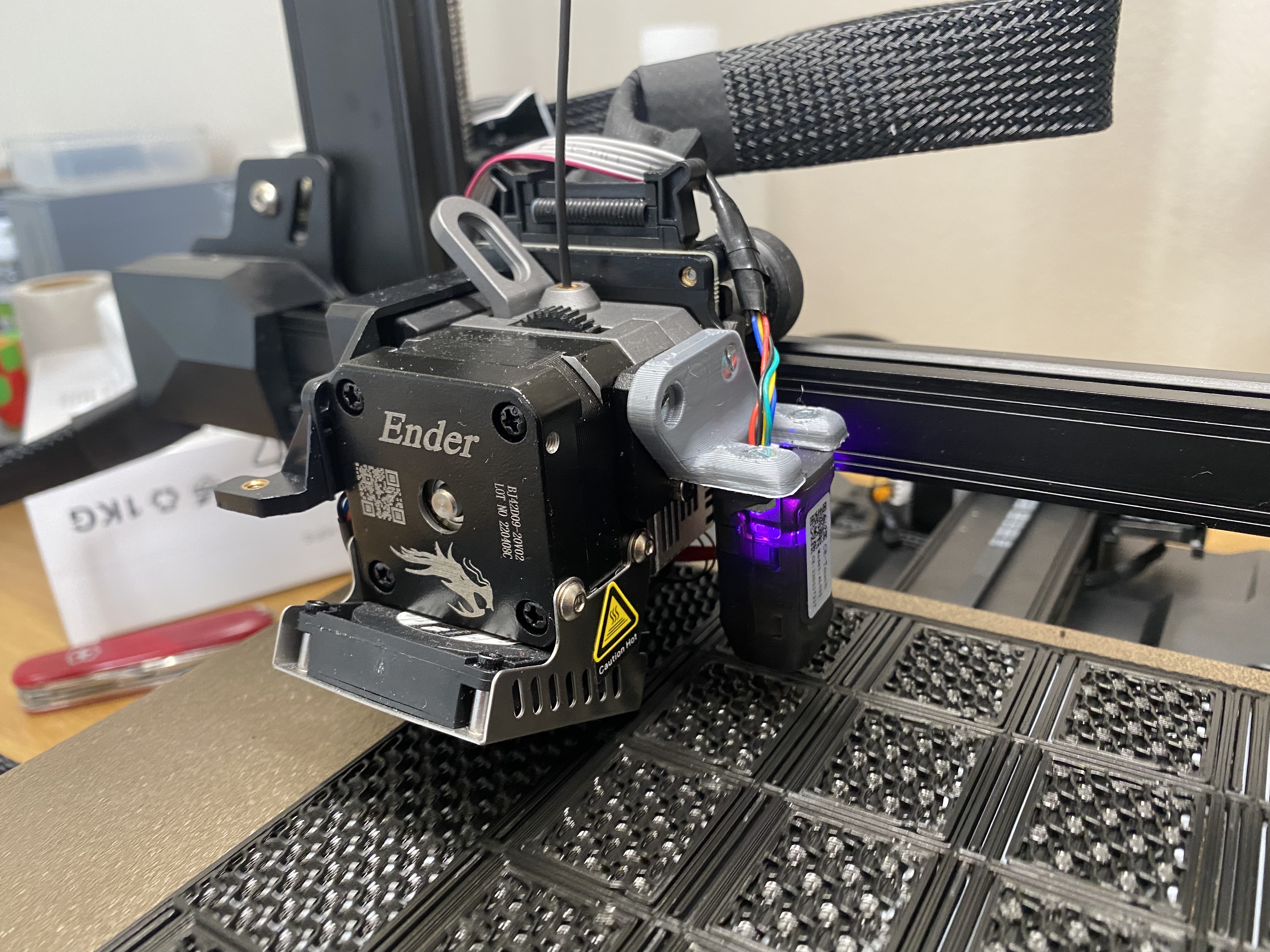 Improved CRTouch mount for Ender 3 S1 Pro (Sprite Extruder)