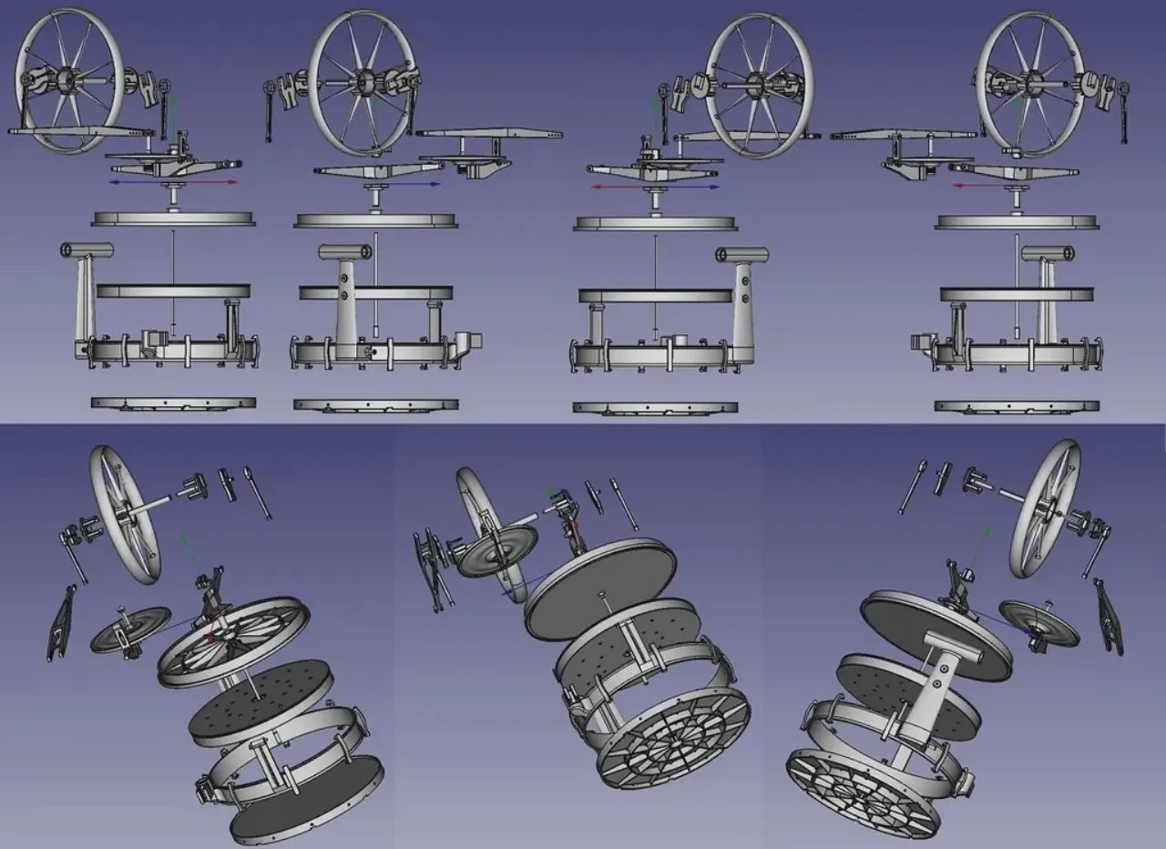 example of simple engine 3D Print Model