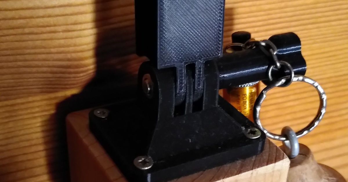 GoPro Halter mit Fuß zum Anschrauben / GoPro mount with screw-on foot ...