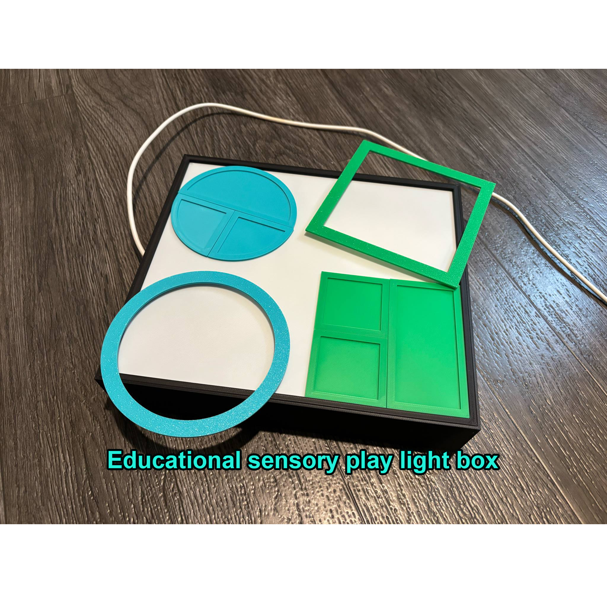 Educational sensory toy light box