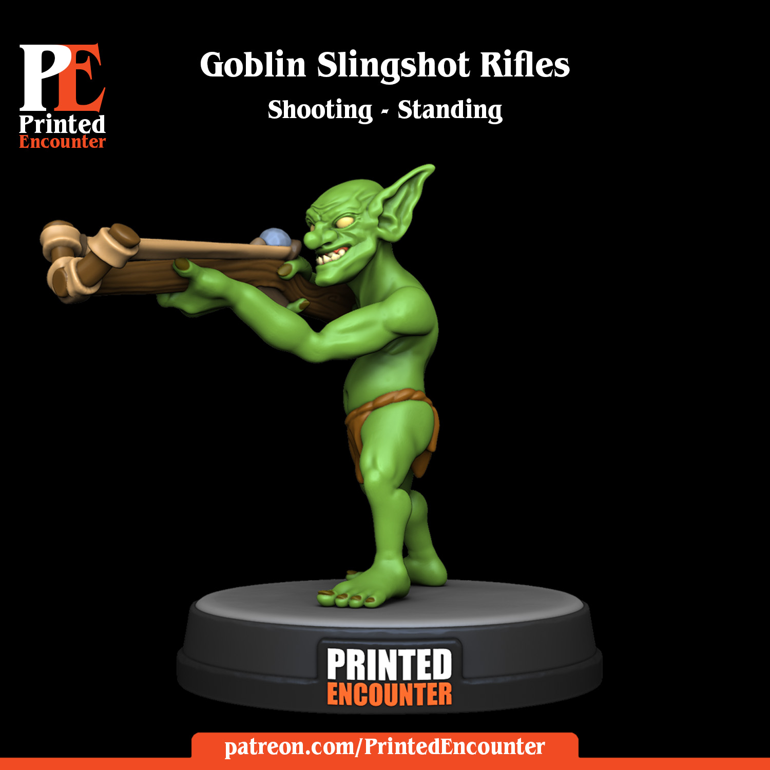Goblin Slingshot Rifle - Shooting Standing