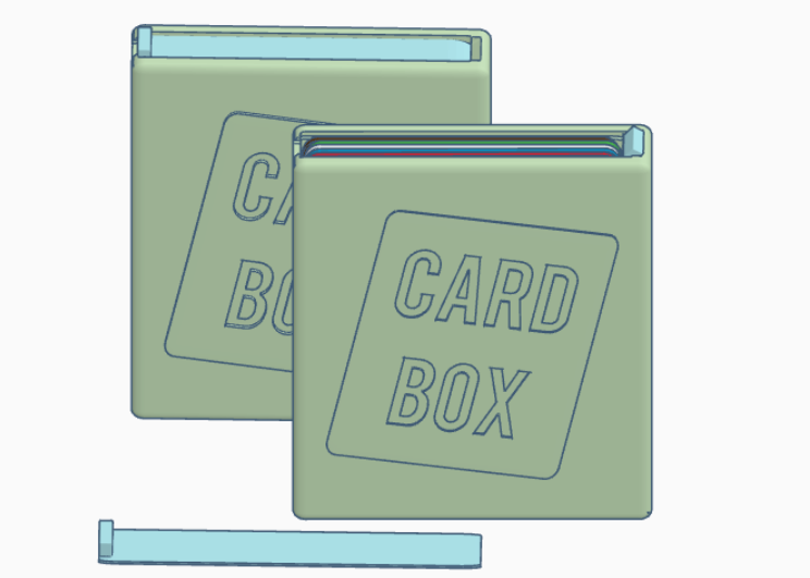CardBox, kompakt mit Schiebe-Verschluss by Blacky51