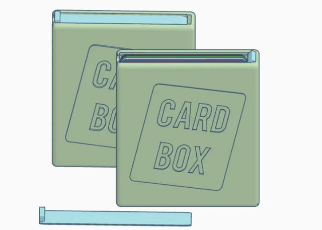 CardBox, kompakt mit Schiebe-Verschluss