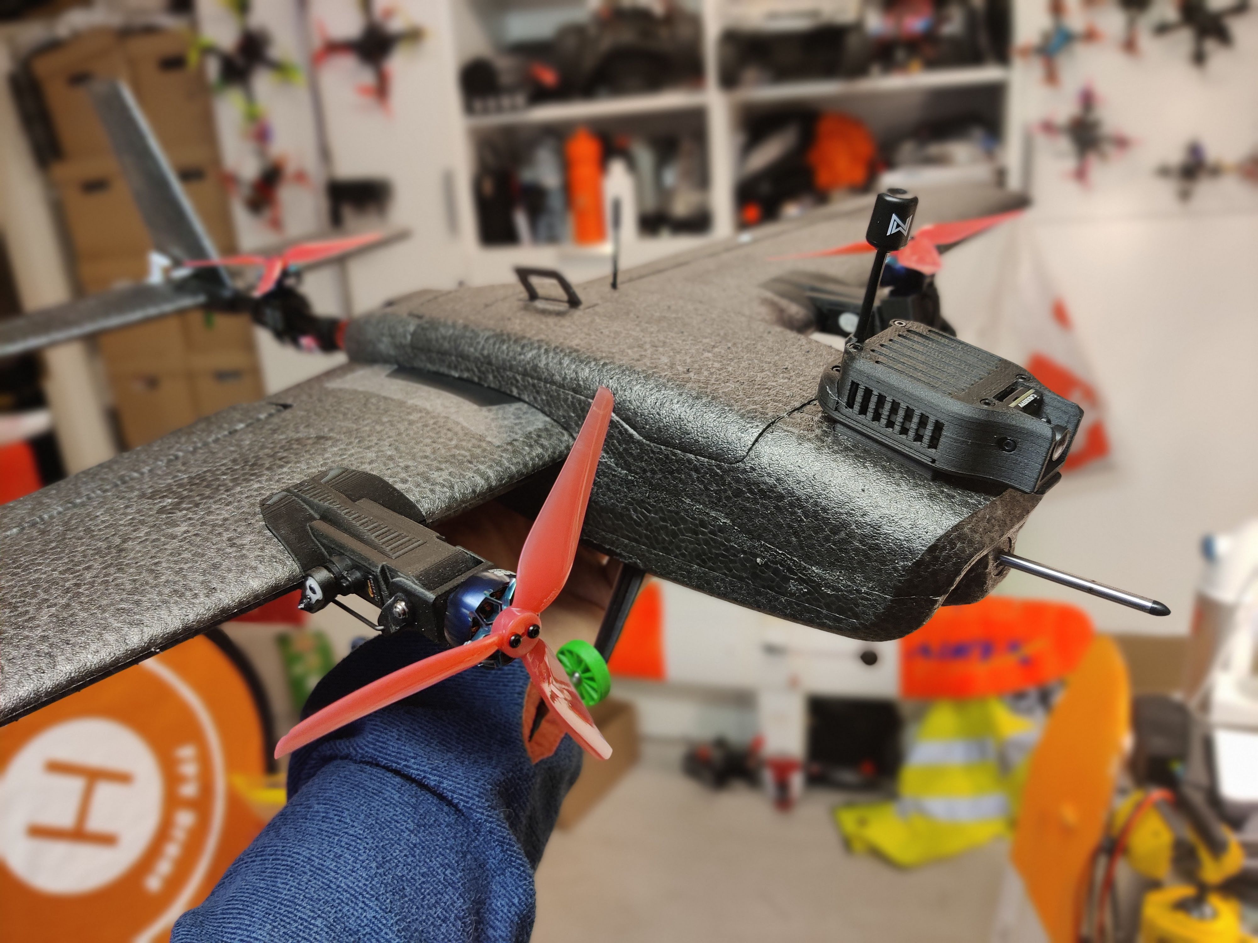 Quick release FPV pod for DJI Vista and Nebula Pro Nano (14mm) camera