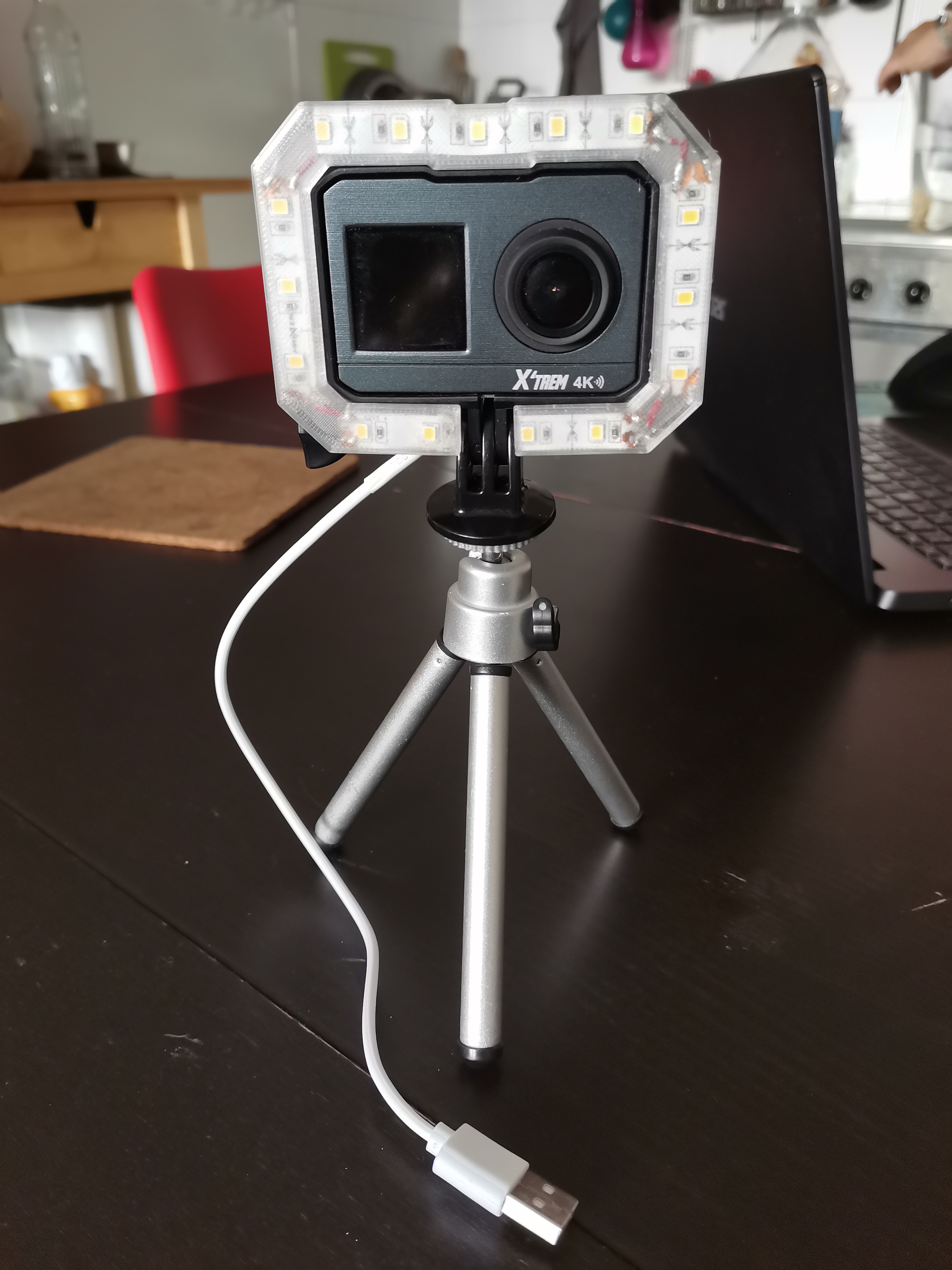 éclairage led pour caméra action X'TREM 4K by manumanx Download free STL model