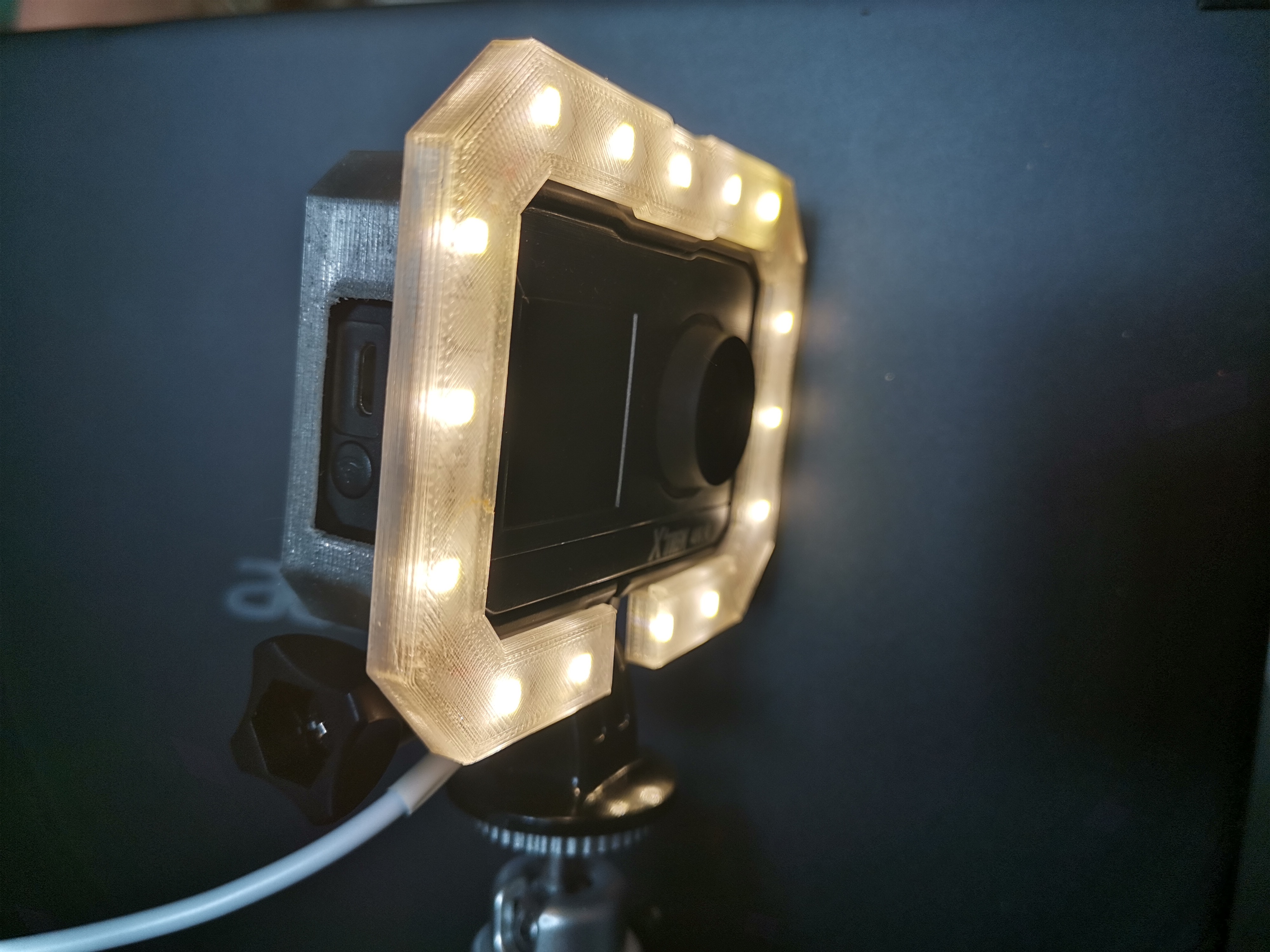 éclairage led pour caméra action X'TREM 4K by manumanx Download free STL model