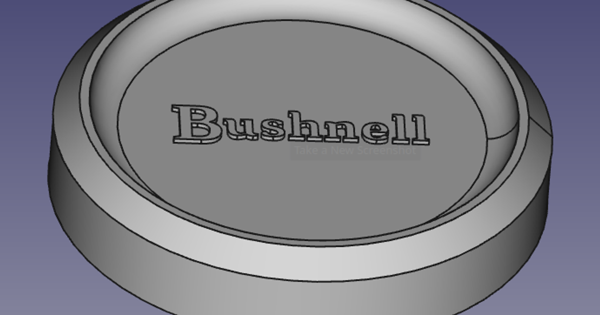Lens Covers for Bushnell Binoculars by piranhaphish Download free STL